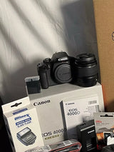Canon EOS 4000D Black Optical Digital SLR Camera Kit With Tripod