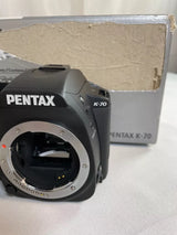 Pentax K-70 Ricoh Black Battery Powered High Performance Digital SLR Camera