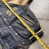 GUESS Vintage 90s Bomber Jacket - Blue, Size S