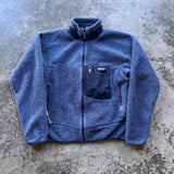 Vintage Patagonia 90s Overcoat Jacket - Blue, Size S