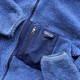 Vintage Patagonia 90s Overcoat Jacket - Blue, Size S