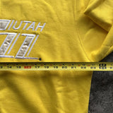 Starter Utah Jazz NBA Sweatshirt - Yellow & Purple, Size L