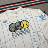 Vintage adidas Tennis Sweatshirt - White, Size L