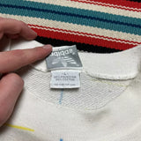 Vintage adidas Tennis Sweatshirt - White, Size L