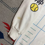 Vintage adidas Tennis Sweatshirt - White, Size L