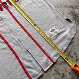 Ebbets Field Flannels Portland Beavers Baseball Jersey - Gray, Size 2XL