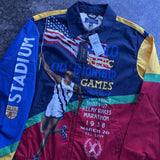 Ralph Lauren Polo Stadium Marathon Windbreaker Jacket - Multicolor, Size M