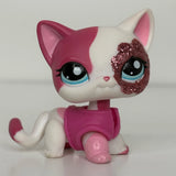 LPS Littlest Pet Shop Authentic Glitter Shorthair Cat #2291